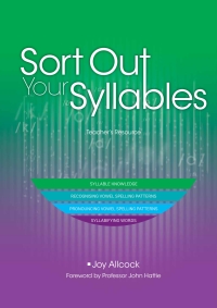 Cover image: Sort Out Your Syllables (NZ/Aust edition) 1st edition 9781988576220
