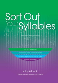 表紙画像: Sort Out Your Syllables (US edition) 1st edition 9780473623227