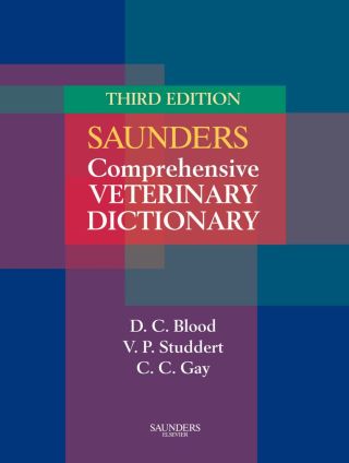 Cover image: Saunders Comprehensive Veterinary Dictionary 3rd edition