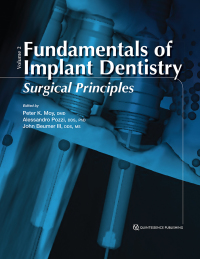 Cover image: Fundamentals of Implant Dentistry, Volume II: Surgical Principles 2nd edition 9780867155846