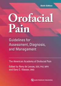Imagen de portada: Orofacial Pain: Guidelines for Assessment, Diagnosis, and Management 6th edition 9780867156102