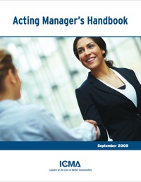 Cover image: Acting Manager's Handbook 0873267834
