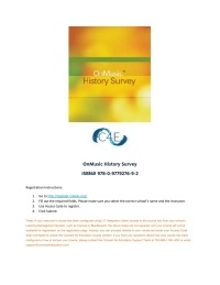 Cover image: OnMusic History Survey 9780977927692