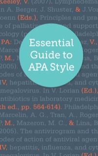 Cover image: Essential Guide to APA Style 1st edition 9780985586706