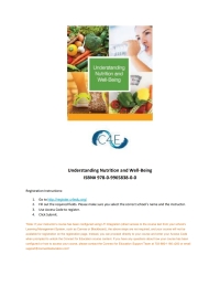 Cover image: Understanding Nutrition and Well-Being 9780996583800