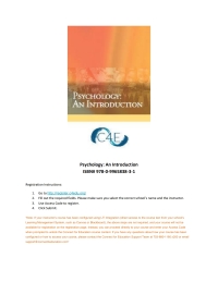 Imagen de portada: Psychology: An Introduction 9780996583831