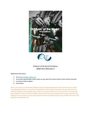 Imagen de portada: OnMusic of the World 3rd edition 9780999116067