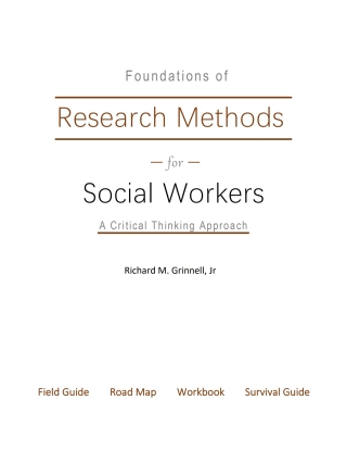 Cover image: Foundations of Research Methods for Social Workers: A Critical Thinking Approach 1st edition 9780981510095