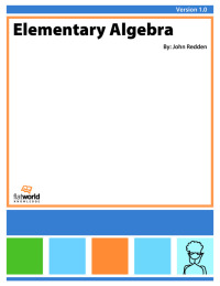 Cover image: Elementary Algebra v1.0 9781453300930