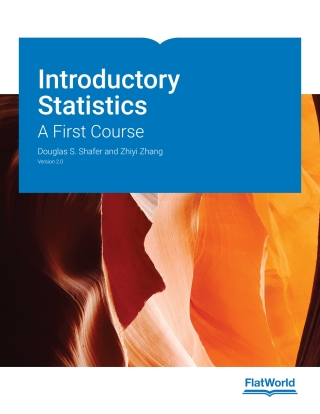 Cover image: Introductory Statistics: A First Course v2.0 9781453388945