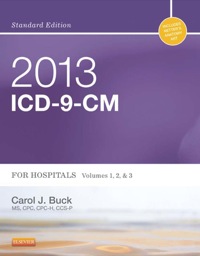 Cover image: 2013 ICD-9-CM for Hospitals, Volumes 1, 2 and 3 Standard Edition 9781455745715