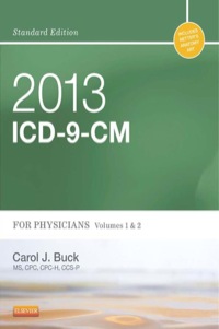 Cover image: 2013 ICD-9-CM for Physicians, Volumes 1 and 2, Standard Edition 9781455745739