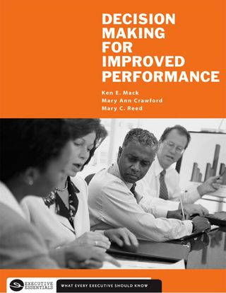 Imagen de portada: Decision Making for Improved Performance 1st edition