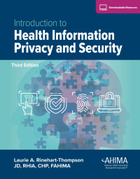 Cover image: Introduction to Health Information Privacy & Security, Third Edition 3rd edition 9781584269236