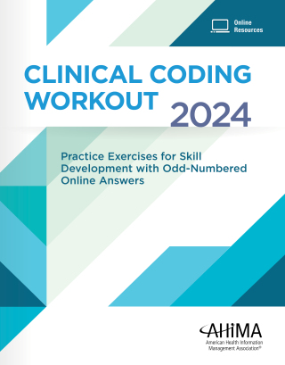 Cover image: Clinical Coding Workout, 2024 17th edition 9781584269427