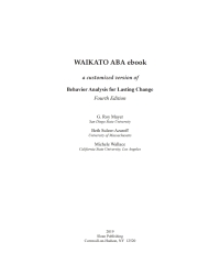 Cover image: Waikato ABA ebook 4th edition 9781597380850