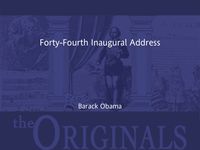 Imagen de portada: Forty-Fourth Inaugural Address