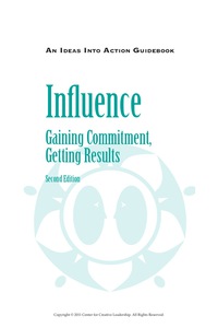 Cover image: Influence: Gaining Commitment, Getting Results, 2nd Edition 2nd edition 9781604910919