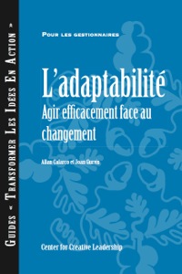 Cover image: L'adaptabilite (French Canadian) 1st edition 9781882197927
