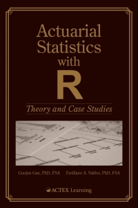 Cover image: Actuarial Statistics with R: Theory and Case Studies 1st edition 9781635885491