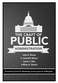 Imagen de portada: The Craft of Public Administration 11th edition 9780977088188