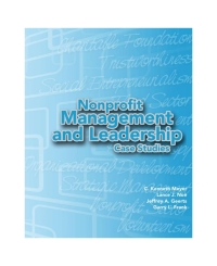Imagen de portada: Nonprofit Management and Leadership Case Studies 1st edition 9780977088164