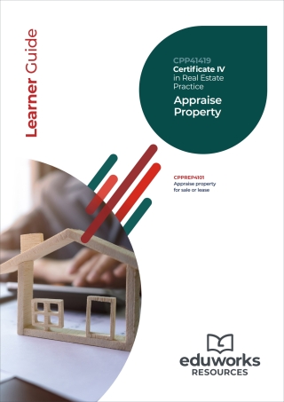 Cover image: CPPREP4101 Property Appraisals (Certificate IV in Real Estate Practice) 1st edition 9781761661211