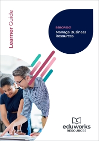 表紙画像: BSBOPS501 Manage business resources 9781761661358