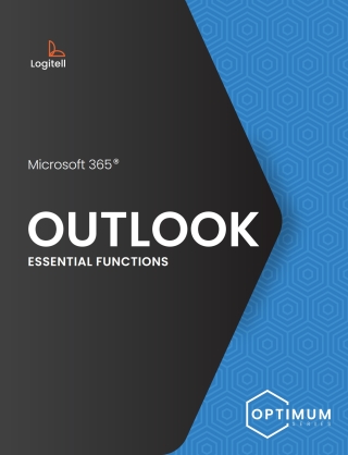 Cover image: OUTLOOK - ESSENTIAL FUNCTIONS with Microsoft 365: OPTIMUM SERIES 1st edition 9781773890951