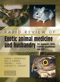 صورة الغلاف: Rapid Review of Exotic Animal Medicine and Husbandry 1st edition 9780367414627