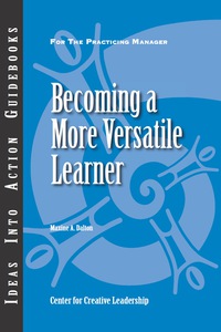 Cover image: Becoming a More Versatile Learner 1st edition 9781882197385