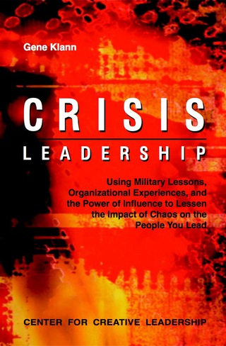 Cover image: Crisis Leadership 1st edition 9781882197750