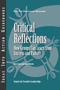 Cover image: Critical Reflections: How Groups Can Learn from Success and Failure 1st edition 9781882197934