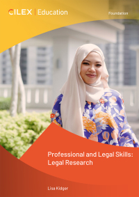 Cover image: Professional and Legal Skills: Legal Research 1st edition 9781914573507