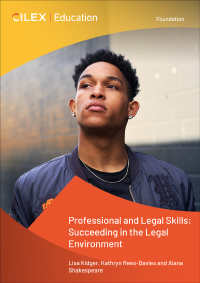 Cover image: Professional and Legal Skills: Succeeding in the Legal Environment 1st edition 9781914573514