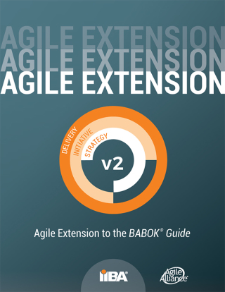 Cover image: Agile Extension to the BABOK® Guide (Agile Extension) version 2 3rd edition 19781927584088