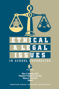 Imagen de portada: Ethical and Legal Issues in School Counseling 4th edition 9781929289523