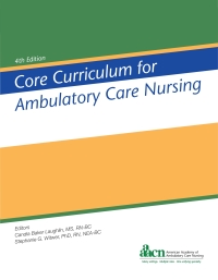 Imagen de portada: Core Curriculum for Ambulatory Care Nursing 4th edition 9781940325507