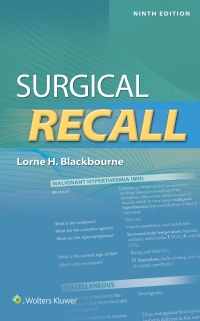 Imagen de portada: Surgical Recall 9th edition 9781975152949
