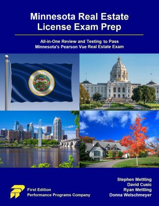 Cover image: Minnesota Real Estate License Exam Prep - All-in-One Review and Testing to Pass Minnesota’s Pearson Vue Real Estate Exam 1st edition 9781955919159