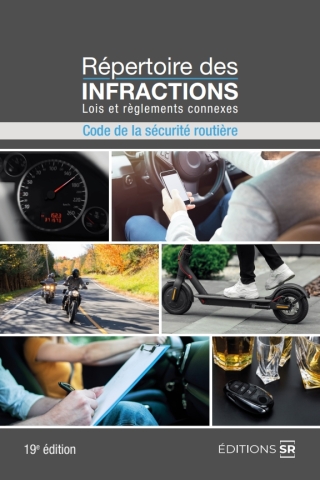 Cover image: Répertoire des infractions 19th edition 9782925111412