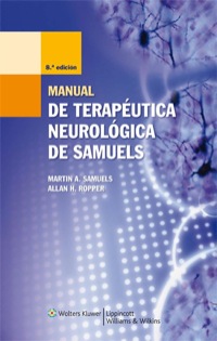Cover image: Manual de terapéutica neurológica de Samuels 8th edition 9788496921733