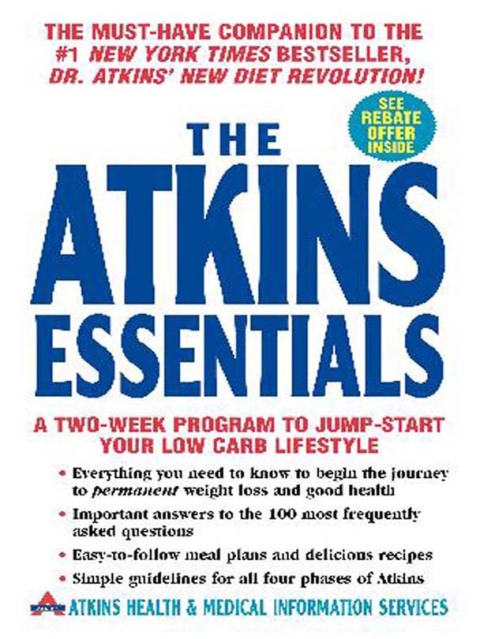 The Atkins Essentials: A Two-Week Program to Jump-start Your Low Carb Lifestyle - FULL INSTANT DOWNLOAD | PDF DOCX EPUB
