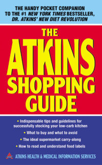 Imagen de portada: The Atkins Shopping Guide 9780060722005