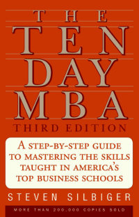 Imagen de portada: The Ten Day MBA 9780688123178