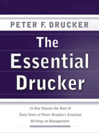 Cover image: The Essential Drucker 9780061345012