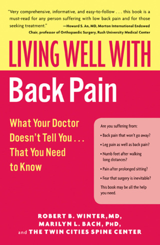 Imagen de portada: Living Well with Back Pain 9780060792275