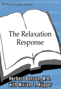 Cover image: The Relaxation Response 9780380815951