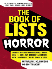 Cover image: The Book of Lists: Horror 9780061537264