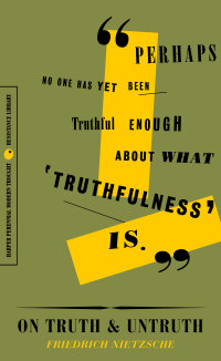 Cover image: On Truth & Untruth 9780061990465